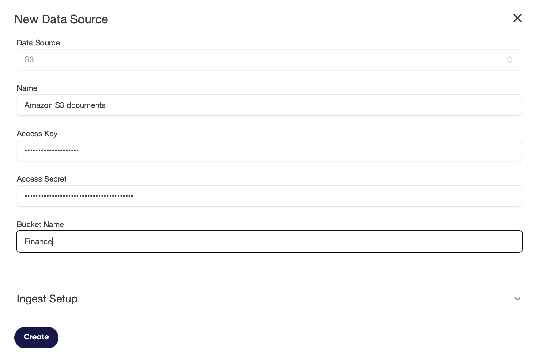 Amazon S3 Credentials