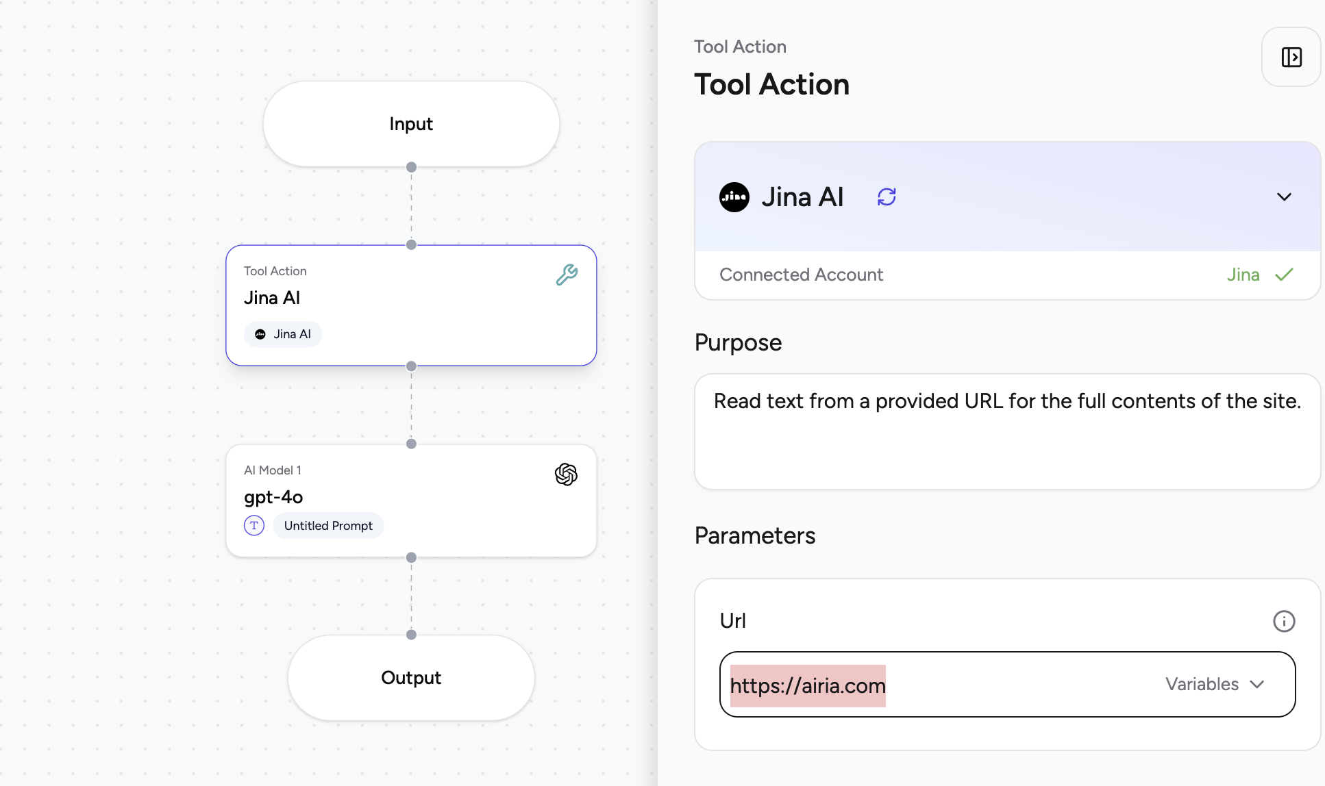 Action Fixed Value