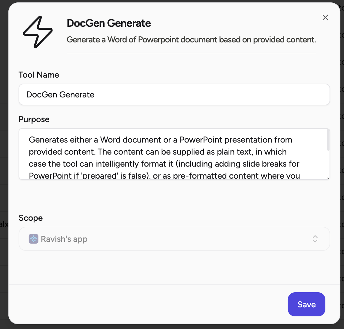 Docgen Tool
